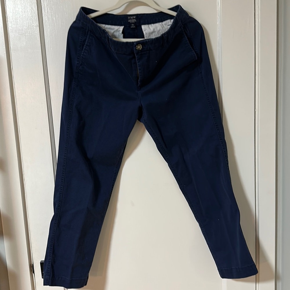 J.Crew Factory - high-rise girlfriend chino - navy